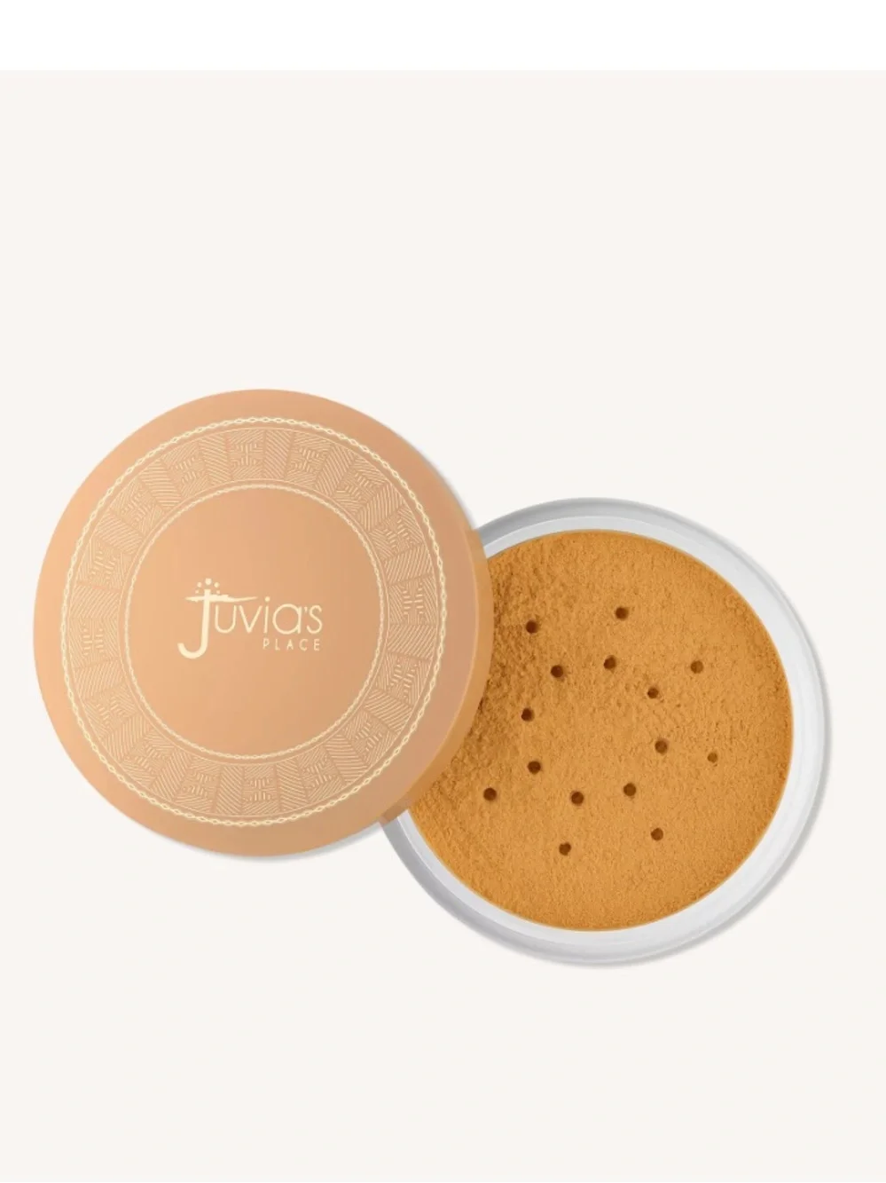 Juvia's Place Short Bread warm medium beige finishing powder talc free magic